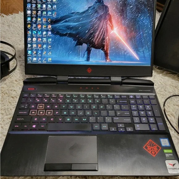 HP OMEN 15-DC1054NR 15.6 Intel I7-9750H, GTX 1660TI, 32gb RAM, 2TBHDD+256GBSSD